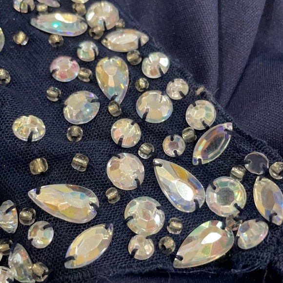 B.Smart blue embellished prom dress! - Picture 5 of 5